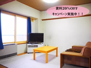 琴似駅の家具家電付きマンスリーマンション「【アルファスクエア山の手】コンビニ・スーパー・ドラッグストアなどの施設が充実しており生活に便利！ 704・2DK(No.673765)」メイン画像