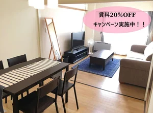 豊水すすきの駅の家具家電付きマンスリーマンション「【アルファ創成川公園】狸小路、二条市場徒歩圏内！大通、すすきのへのアクセス◎です！ 703・2LDK(No.675326)」メイン画像