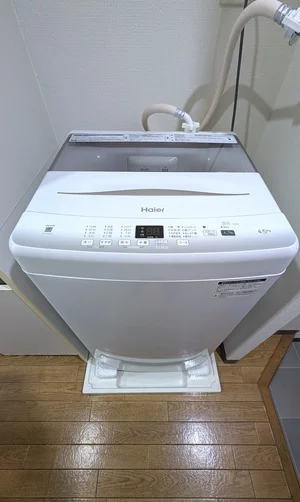洗濯機も完備♪