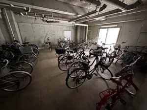 【駐輪場】高松市（瓦町駅前）ウィークリーマンションでは、駐輪場も完備。また、高松市（瓦町駅前）マンスリーマンションでは利便性が良い物件がおおいので出張や旅行に人気の物件です★