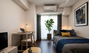 兵庫県のマンスリーマンション・ウィークリーマンション「Kマンスリー神戸ポートアイランド（神戸国際会議場前） 1111・1K-【中部屋】(No.721720)」メイン画像