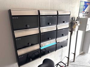 【郵便受け画像】岐阜駅ウィークリーマンションでは入居キーの受渡は不要♪岐阜駅エリアすべて対応しているので法人の方も安心して社員の方々に利用できます★