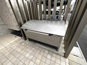 【ゴミ捨て場】敷地内に完備♪岐阜駅前ウィークリーマンションではゴミ出しも楽々♪長期利用可能なマンスリーマンションプランもあります★