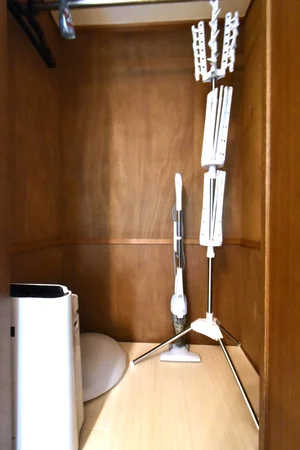 掃除機や空気清浄機などの家電類多数！　収納もございますので是非ご利用ください。