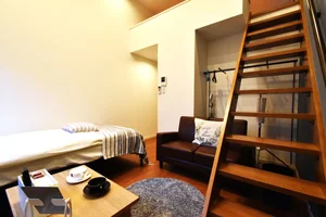 ティッシュやゴミ箱などの　あると嬉しい備品を多数ご用意！