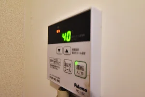 給湯スイッチでお湯調整！