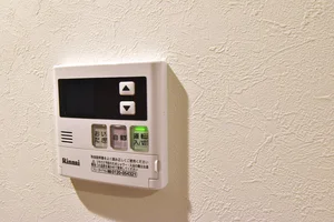 お湯調整スイッチあり!