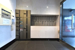 集合ポスト　宅配BOXありでインターネットで購入したものなど利用可能！