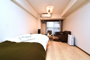 リネン類も豊富な　出張やリフォームなど　長期利用者にもオススメなお部屋！