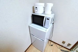 冷蔵庫・電子レンジ・電気ケトル・炊飯器など家電類豊富！