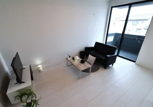 広いお部屋のスペースに設備が充実しております