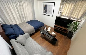 石川のマンスリーマンション・ウィークリーマンション「Kマンスリー金沢東口前Ⅱ【禁煙・金沢駅マンスリーマンション】 1001・1DK-【角部屋】(No.724168)」メイン画像