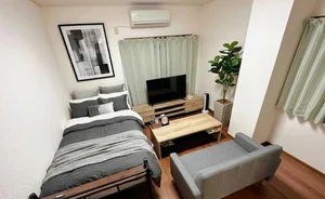 滋賀のマンスリーマンション・ウィークリーマンション「Kマンスリー滋賀大津駅前【禁煙・滋賀大津駅前ウィークリーマンション・滋賀大津駅前マンスリーマンション】 205・1K-【中部屋】(No.724728)」メイン画像