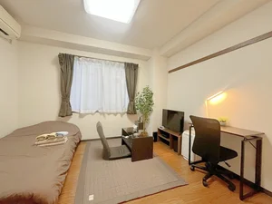 京都府の株式会社フルーツマンスリーのマンスリーマンション・ウィークリーマンション「フルーツマンスリー京都　京阪清水五条駅 301・1K(No.728500)」メイン画像