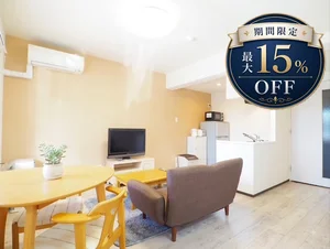のマンスリーマンション・ウィークリーマンション「【アルファスクエア末広】1LDK、2LDK有！ペット可能・ネット無料・エアコン完備！千歳駅から徒歩6分！ 107(No.730473)」メイン画像
