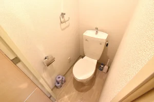 バストイレ別！トイレットペーパーなど備品あり便利！　トイレブラシや洗剤も標準品！