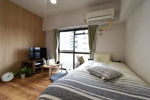 リノベーションされた住空間で エアコンも完備していますので温度調整で春夏秋冬 快適にコントロール頂けます♪