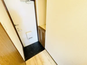 玄関にはシューズＢＯＸがございますので毎回片づけていただき、常に清潔な空間を保っていただくことが可能です♪