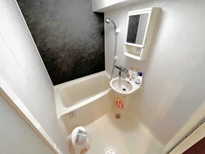 シャンプー・リンス・ボディソープ・風呂用洗剤・スポンジをご用意しておりますのでぜひご活用ください！瓦町駅前（香川県高松市）ウィークリーマンションでは7日以上から利用可能★