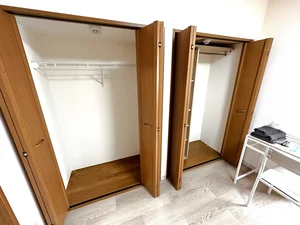 【収納完備】掃除機完備‼収納も広いので、瓦町駅前（香川県高松市）滞在中のウィークリーマンション生活も快適自在に過ごせますね♪