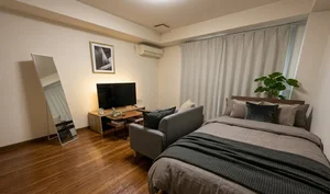 石川のマンスリーマンション・ウィークリーマンション「Kマンスリー金沢駅北口前(石川県立中央病院)【禁煙・金沢マンスリーマンション】 502・1K-【中部屋】(No.739171)」メイン画像