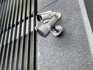 防犯カメラ付きで安心の設備