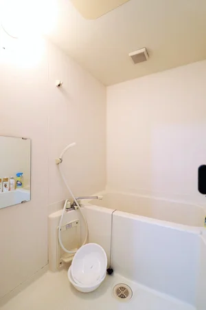 ユニットで 寒い時期などはあったかいお風呂につかることもできます!