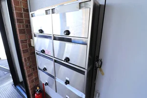 ポストあり　郵送物受け取り可能で長期宿泊可能