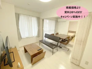 のマンスリーマンション・ウィークリーマンション「【ハイツ南3条】エアコン付き♪すすきの・バスセンター前駅迄徒歩圏の好立地！ 701・2DK(No.754835)」メイン画像