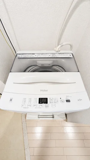 洗濯機も完備♪