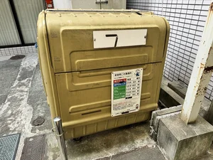 【ゴミ捨て場】敷地内に完備♪大津駅前(丸屋町商店街)ウィークリーマンションではゴミ出しも楽々♪長期利用可能なマンスリーマンションプランもあります★