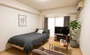 金沢市のマンスリーマンション・ウィークリーマンション「Kマンスリー金沢エムザ前(高岡町)【禁煙・金沢駅前マンスリーマンション】 602・1K-【中部屋】(No.770076)」メイン画像