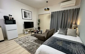 石川県のマンスリーマンション・ウィークリーマンション「Kマンスリー金沢駅前(元菊町)【禁煙・金沢駅前マンスリーマンション】 213・1R-【中部屋】(No.770077)」メイン画像