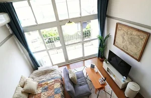 のマンスリーマンション・ウィークリーマンション「Kマンスリー群馬高崎駅前(高関)【群馬高崎駅前ウィークリーマンション・群馬高崎駅前マンスリーマンション】 203・1K+ロフト付-【中部屋】(No.774117)」メイン画像