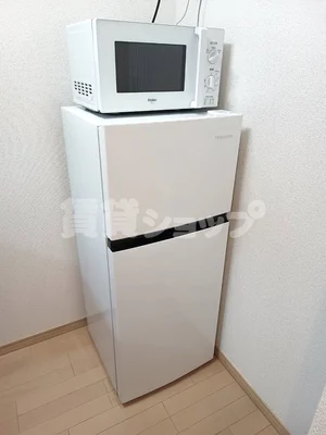 冷蔵庫もついてます♪