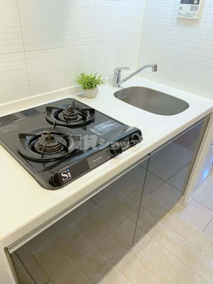 2口ガスコンロで料理良し♪