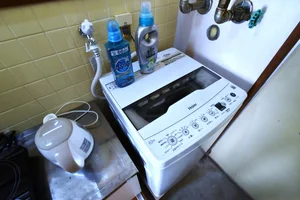 洗濯機有で 衣類やシーツなどの洗濯も可能!