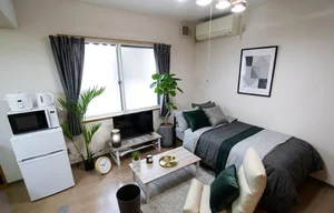 青森のマンスリーマンション・ウィークリーマンション「KマンスリーJR青森駅前（青森ラブリッジ前） 202・1R-202(No.797370)」メイン画像