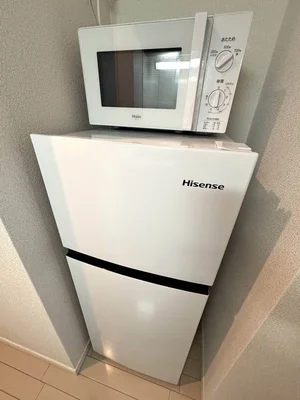 冷蔵庫・電子レンジもありますよ♪