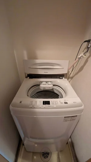 洗濯機も完備♪