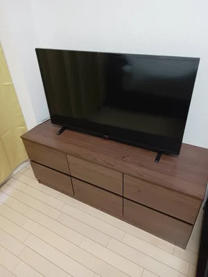 40インチの大きなテレビ♪