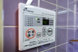 給湯スイッチあり! お湯温度調節可能!
