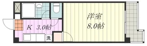 1Kのお部屋です☆☆3階で日当たりも抜群のお部屋ですのでごゆっくりおくつろぎいただけるかと思います☆