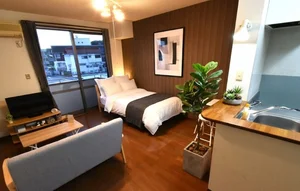 広島県のマンスリーマンション・ウィークリーマンション「KマンスリーJR三次駅前（三次市役所前） 1R-A202(No.823139)」メイン画像