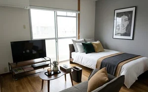 山陰のマンスリーマンション・ウィークリーマンション「Kマンスリー吉成（鳥取市）【禁煙・鳥取県ウィークリーマンション・鳥取県マンスリーマンション】 301・301(No.823820)」メイン画像