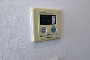 給湯スイッチあり お湯温度調節可能!