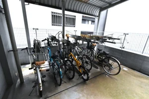 駐輪場有 自転車利用も!