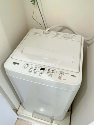 洗濯機も完備♪