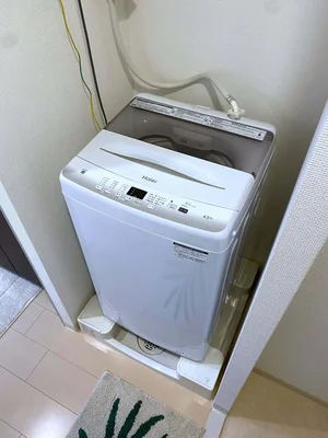 洗濯機も完備♪