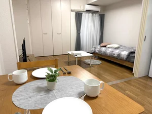 長崎市のマンスリーマンション・ウィークリーマンション「コルサントステイ市役所前Ⅰ 506・1DK(No.841834)」メイン画像